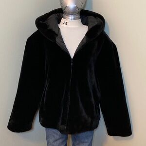 Elegant Black Teddy Jacket for Women